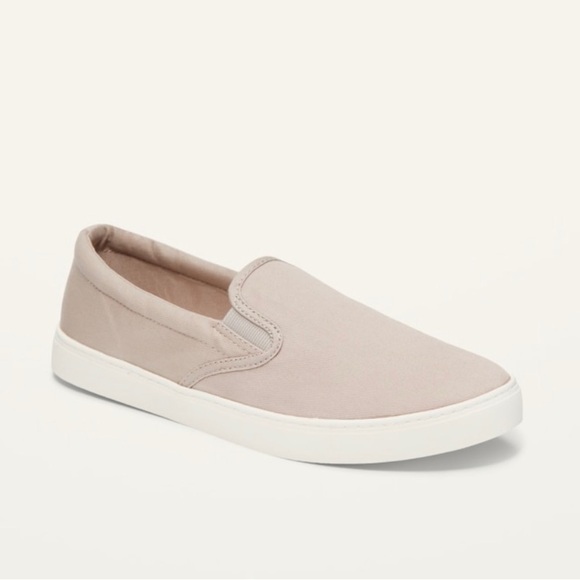 OLD NAVY Canvas Slip-On‎ Sneakers in Taupe - Picture 1 of 11